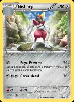 Bisharp card in Spanish