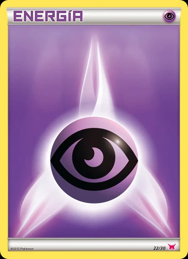 Energía Psíquica card in Spanish
