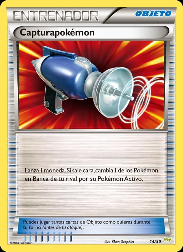 Capturapokémon card in Spanish
