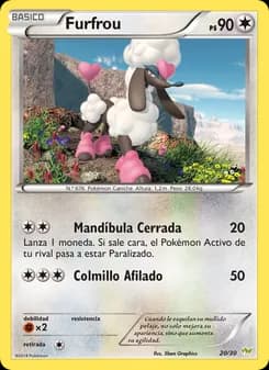 Furfrou card in Spanish