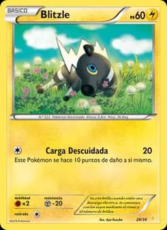 Blitzle card in Spanish