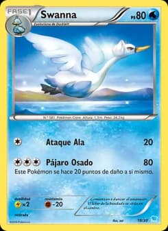 Swanna card in Spanish