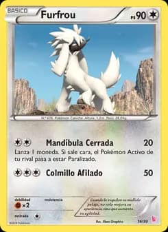 Furfrou card in Spanish