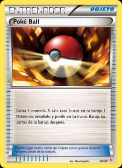 Poké Ball card in Spanish