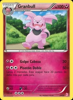 Granbull card in Spanish