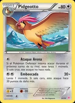 Pidgeotto card in Spanish