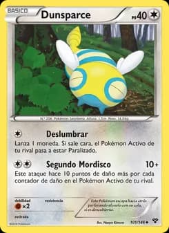 Dunsparce card in Spanish