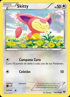 Skitty card in Spanish