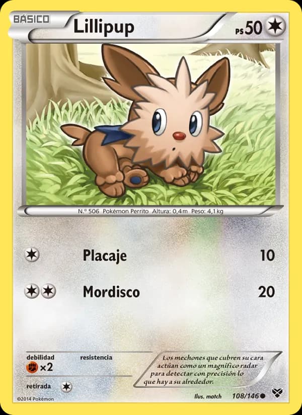 Lillipup card in Spanish