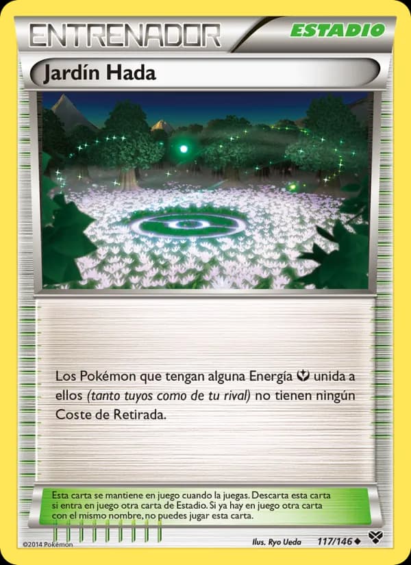 Jardín Hada card in Spanish