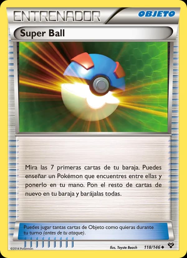 Super Ball card in Spanish
