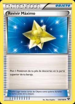 Revivir Máximo card in Spanish