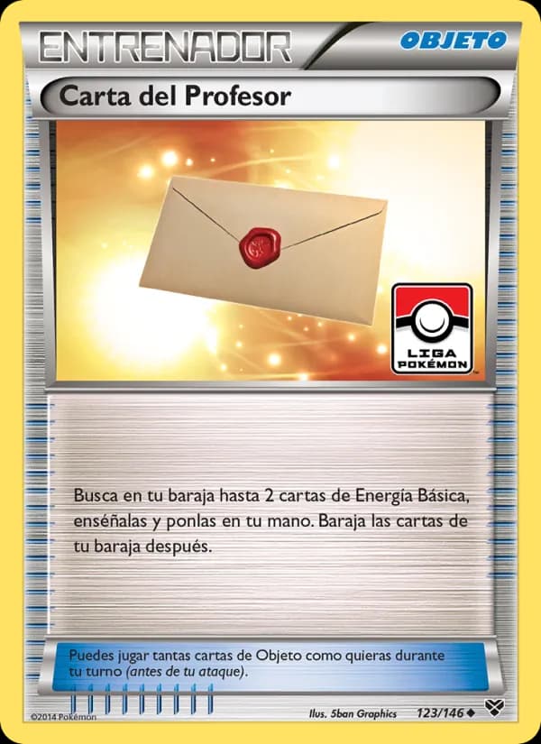 Carta del Profesor card in Spanish
