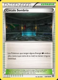 Círculo Sombrío card in Spanish