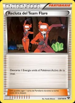 Recluta del Team Flare card in Spanish