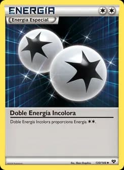 Doble Energía Incolora card in Spanish