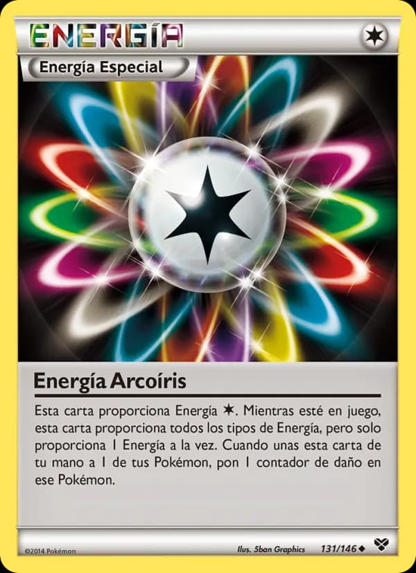Energía Arcoíris card in Spanish
