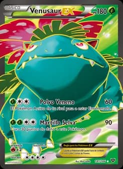 Venusaur EX card in Spanish