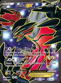 Yveltal EX card in Spanish