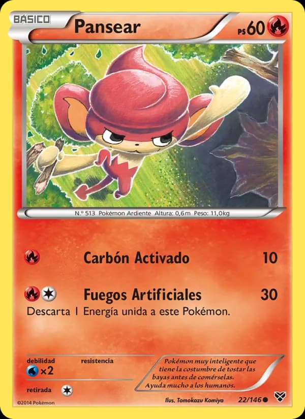 Pansear card in Spanish