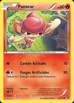 Pansear card in Spanish