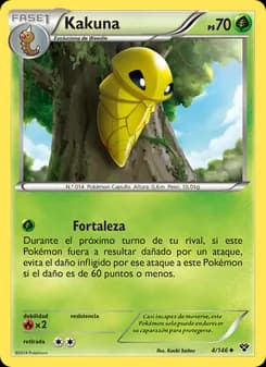 Kakuna card in Spanish