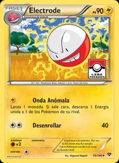 Electrode card in Spanish