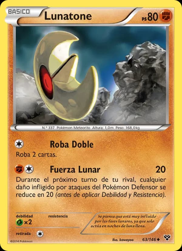 Lunatone card in Spanish