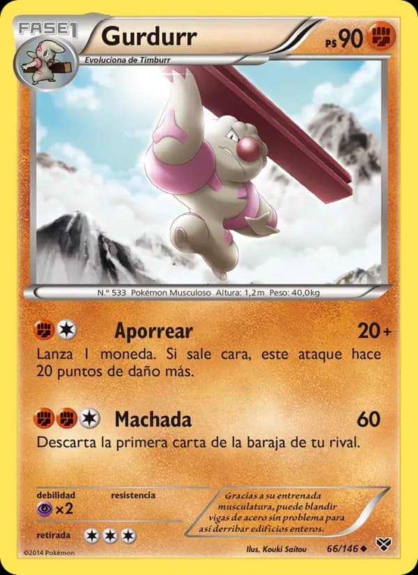 Gurdurr card in Spanish