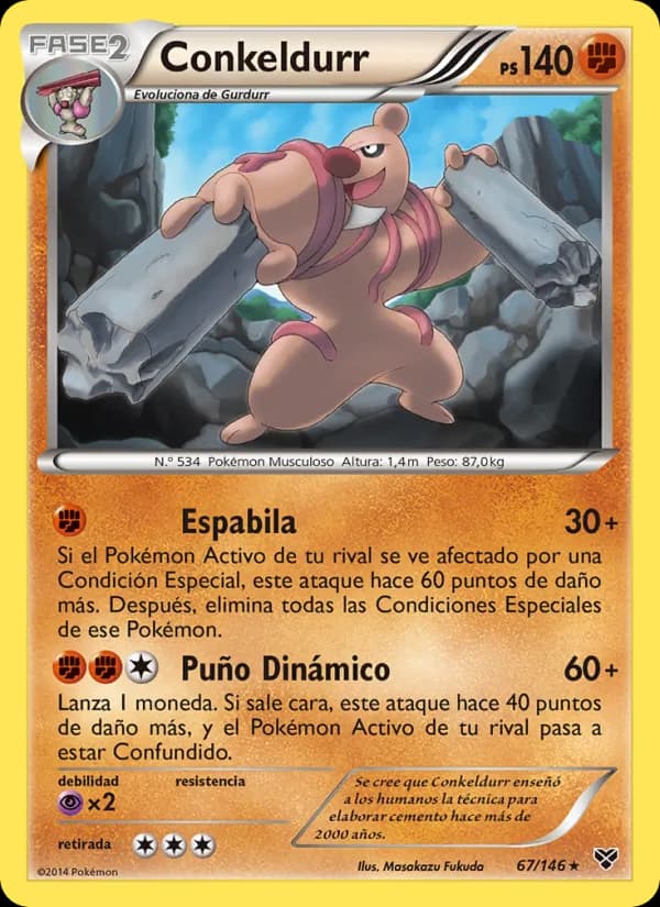 Conkeldurr card in Spanish