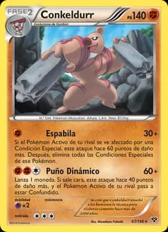 Conkeldurr card in Spanish