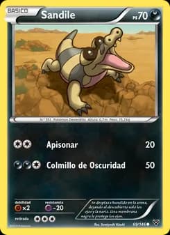 Sandile card in Spanish