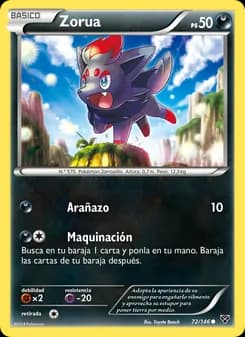 Zorua card in Spanish