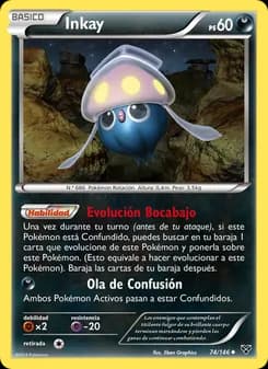 Inkay card in Spanish