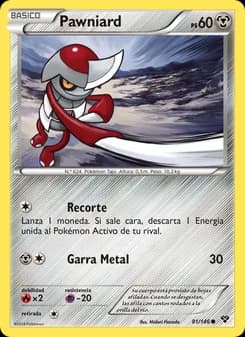 Pawniard card in Spanish