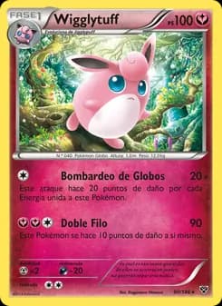 Wigglytuff card in Spanish