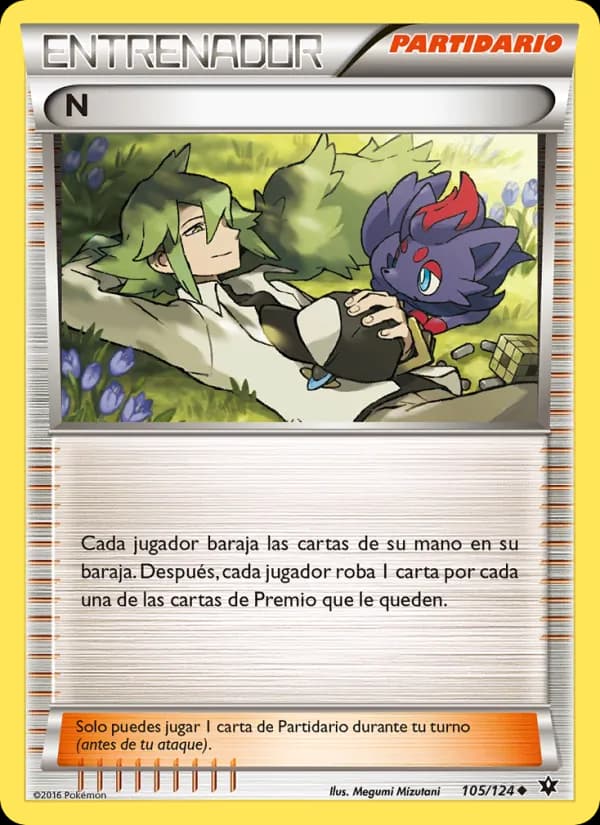 N card in Spanish