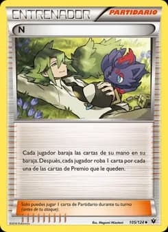 N card in Spanish