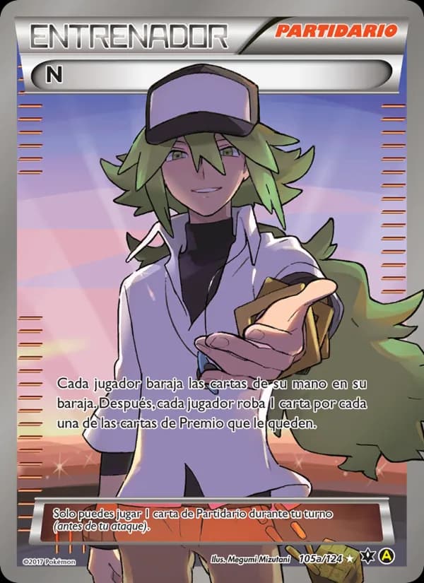 N card in Spanish