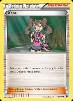 Xana card in Spanish