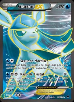 Glaceon EX card in Spanish
