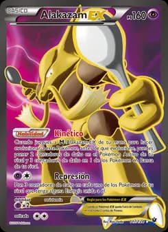 Alakazam EX card in Spanish