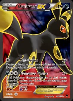 Umbreon EX card in Spanish