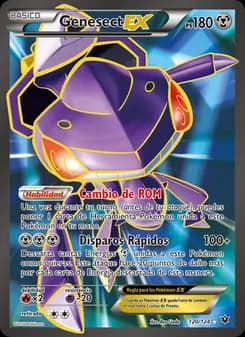 Genesect EX card in Spanish