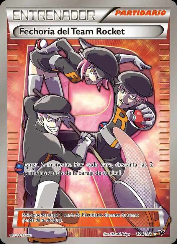 Fechoría del Team Rocket card in Spanish