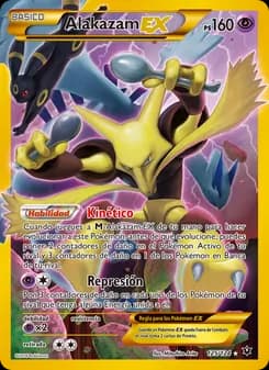 Alakazam EX card in Spanish