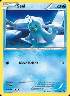 Seel card in Spanish