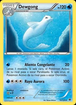 Dewgong card in Spanish