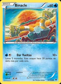 Binacle card in Spanish