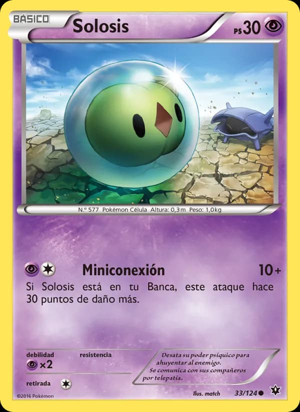 Solosis card in Spanish